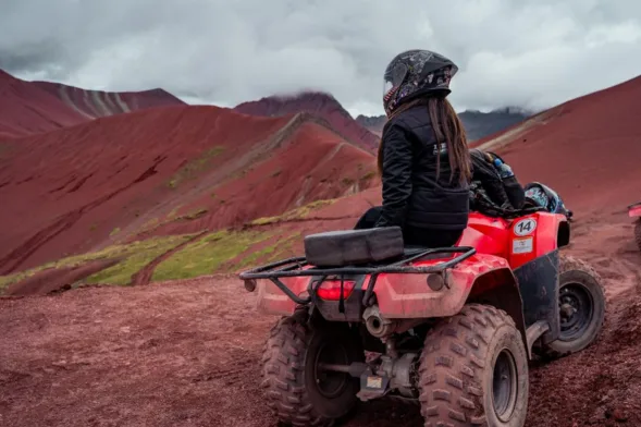 Short Route Rainbow Mountain ATV & Red Valley | Direct Access
